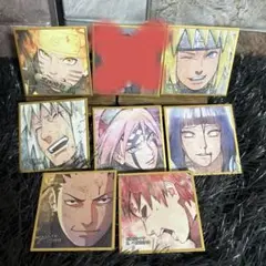 ✨ ナルト ✨ 豆ガシャ 色紙 我愛羅 自来也 ミナト ヒナタ 他