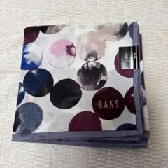 DAKS マルチカラードット柄ハンカチ