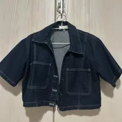ZARA 半袖デニム ショートジャケット