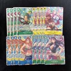ワンピース ニコ・ロビン　ナミ　ボニー　ロロノア・ゾロ交流会　プロモ16枚セット