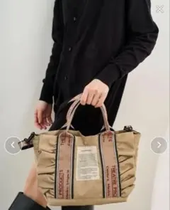 THEATRE PRODUCTS 2WAYショルダーバッグ　ベージュ