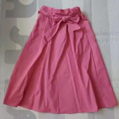 earth music&ecology ピンク フレアスカート F