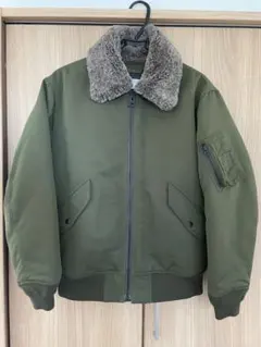 【美品】BEAUTY&YOUTH メンズ ファーMA-1