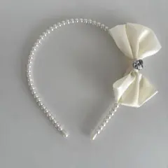 カチューシャ　リボン