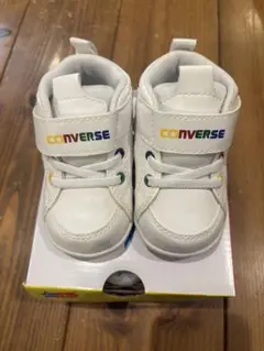 CONVERSE ベビーシューズ ホワイト/マルチカラー 12