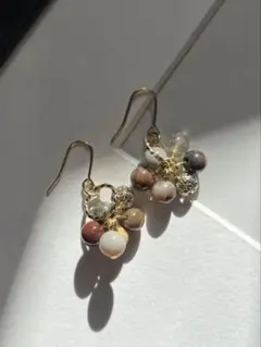 天然石ハンドメイドピアス