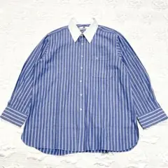 【逸品】GIVENCHY MONSIEUR クレリックシャツ 4Gロゴ刺繍 三越のサムネイル