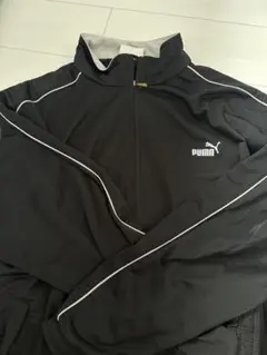 PUMA ブラック スポーツジャケット