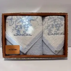 LANCEL ランセル フェイスタオル ウォッシュタオル 2枚セット