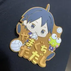 山口忠＆けろけろけろっぴ ハイキュー‼︎　サンリオキャラクターズ　 ラバーバッジ