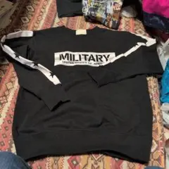 MILITARY UNITED STATES トレーナー 黒140