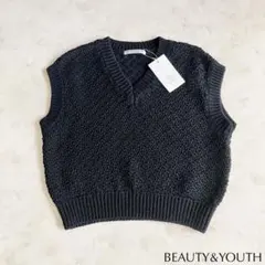 ￼タグ付き B&Y＊サマーニット Vネック ジャカードニット ベストのサムネイル