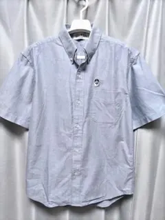 キャプテンサンタ　オックスフォードボタンダウンシャツ　半袖　ブルーのサムネイル