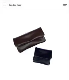 tandey 長財布 シェルウォレット ブラック - メルカリ