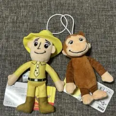 ROUND1 ジョージ　黄色い帽子のおじさん　キーホルダー