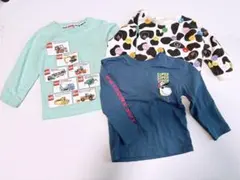 ロンT トレーナー　長袖　90 トミカ　バーバパパ　スヌーピー