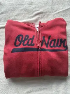 Old Navy 赤 フルジップフーディ パーカーSサイズ