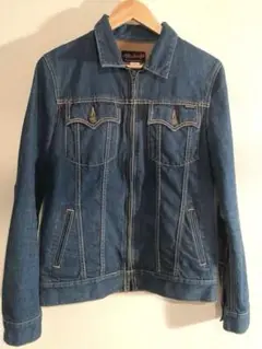 希少 美品Macknightマックナイト刺zipup Denim Gジャン日本製