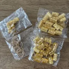 ゴールドのヘアアクセサリー色々