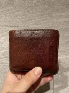 ブラウンレザー Beverly Hills Polo二つ折り財布