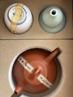 中国茶器セット 紫砂溯源　陶器製 急須　茶杯　茶海