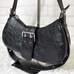 archive Y2K soho shoulder bag black 00s