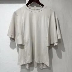 アンフィーロ　マイビューティーＴシャツ袖フレア　ベージュ　Mのサムネイル
