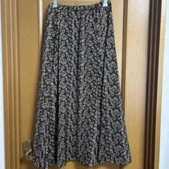 B:MING by BEAMS フラワープリント フレア スカート