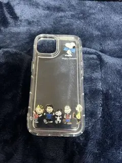 スヌーピー iPhone14用クリアケース