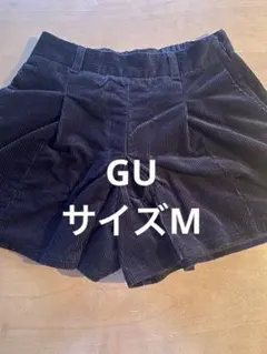 GU ジーユー　ショートパンツ　コーデュロイ　サイズM