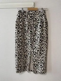 SLY レオパード スリットタイトスカート