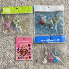 ディズニーランド ディズニーシー お土産 ストラップ シール セット ミッキー