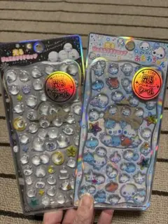 光るジュエルプチドロップ 2枚セット あわわ