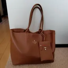 LANVIN en Bleu ブラウン トートバッグ