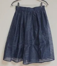 【earth music&ecology】チュールスカート プリーツスカート F