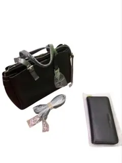 I16135-36【未使用】バルコス 財布 2WAY ショルダーバッグ2点セット