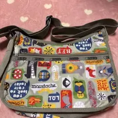 レスポートサックカラフルイラスト ショルダーバッグ