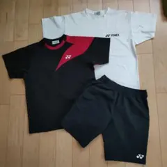 YONEX テニスウェア 上下セットSS　白Tシャツ S