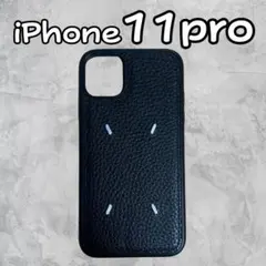 iPhone11pro✿スマホケース ブラック 黒 レザー刺繍韓国高級おしゃれ1