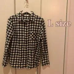 UNIQLO チェック柄シャツ Lサイズ