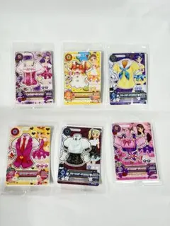 【未開封品】セブンイレブン　復刻アイカツカード コンプリート6枚セット バンダイ