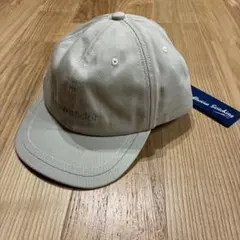 and wander cotton twill cap アンドワンダー　キャップ