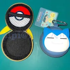 ⑥ カビゴン カラビナ付きケース ポーチ ポケモン ポケモンGO plus＋