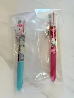 ハローキティ　4色ボールペン　2本セット