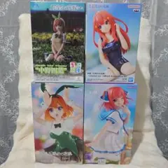 五等分の花嫁フィギュアバニーver マリンルック&スクール水着&ちょこのせ