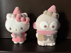 サンリオキャラクターズ　おともだちどーる2 　ハンギョドン 、ハローキティ