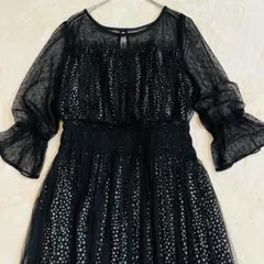 Rire Feteヤマダヤ ドットレース シアードレス 結婚式 パーティ