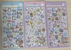 【匿名配送】 ボンボンドロップシール イオン限定 3枚セット　シマエナガ