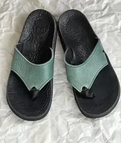 サンダルマン　スエードサンダル　ネイビー　サイズ8 weave_blkburg_101a.jpg