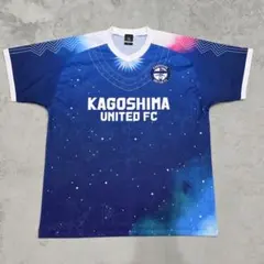 鹿児島ユナイテッドFC　コンフィットシャツ　M　ブルー　星座　柄　ユニフォームのサムネイル